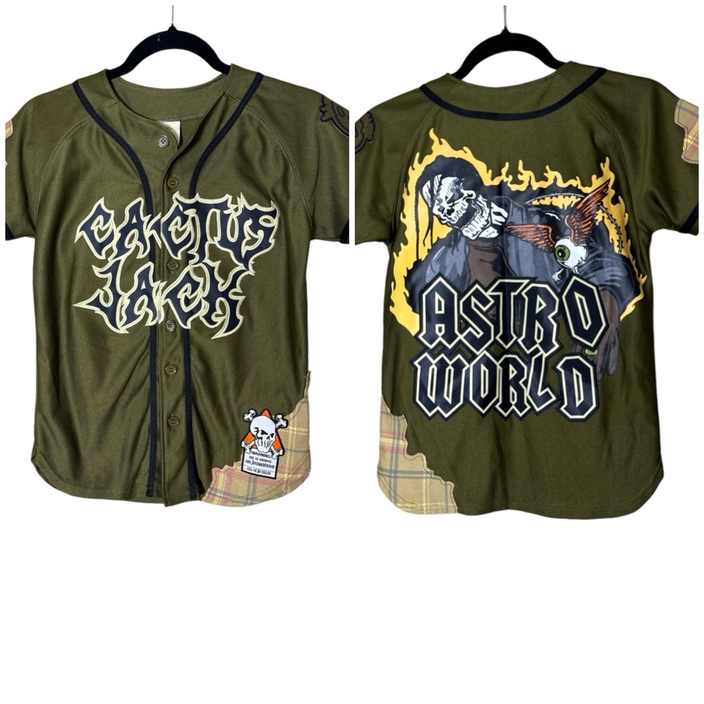 BRAND X CACTUS JACK BASEBALL JERSEY Size Youth Medium NWT